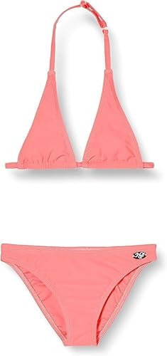 Haute pression Ensemble Deux pièces Fille Uni Bikini, Rosa Fluo, 14 Anni Bambine e Ragazze