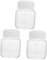 QUMIIRITY 3pièces Bouteille Verre Borosilicate Transparente Petite Bouteille Eau Portable Idéale pour Jus Lait Et Café avec Échelle De Mesure