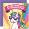 Stuff4 3. Geburtstagskarte Mädchen - Coole Einhorn Sonnenbrille - Geburtstagskarten Kinder 3 Jahr Mädchen Tochter Nichte Enkelin Schwester, 145mm Drei Dritte Geburtstag Glückwunschkarten