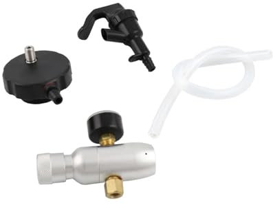 Elaboración de cerveza casera Mini dispensador de cerveza de barril portátil, Kit básico de grifo con grifo for Picnic, regulador de Co2 for cultivador de cerveza de 2L, 3,6l y 5L Accesorios para el v