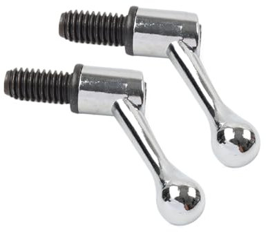 FSFYUK 2 stücke M1/2 Werkbank Tisch Schloss Griff Gewinde Bolzen Set Für Fräsen Maschine Werkzeug CNC Metall Silbe