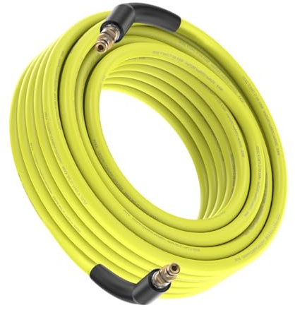 XENDY WASHER 10M Hochdruckreiniger Schlauch Ersatz für Kärcher K Serie – Kompatibel mit K2 K3 K4 K5 K7 mit Click-Anschluss, 11,2 mm Schlauchdurchmesser, Gelb