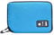 # Organizer Bag Carrying Travel Cable Organizer Electronics Storage Bag Accessories Cases For Charger Earphone USB SD Card (Blue, One Size)