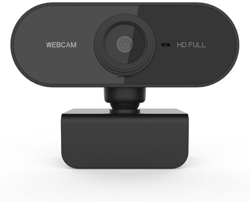 Okaywork Webcam 4k con Microfono Webcam 1080p 30fps HD Autofocus,Camara USB Plug and Play Ordenador para PC/portátil,Camara Ordenador Windows/MacOS/Linux,para Videoconferencias/Gaming/Conferencias