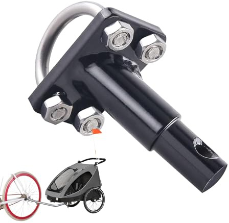 Generisch Fahrradanhänger Kupplung,Fahrrad Anhängerkupplung,Schnellkupplung Für Fahrradanhänger, Fahrradanhänger,Anhängerkupplung Adapter Traktionskopf Tragbar Fahrradanhänger