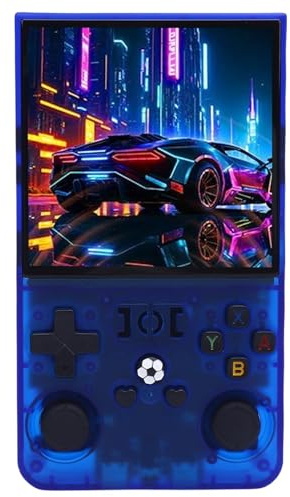 VELATEMOR R36max Retro Handheld Game Console, 4 Pouces écran Portable Video Gaming Player 4000mAh Batterie Handheld Games Open Source for Linux (64G)