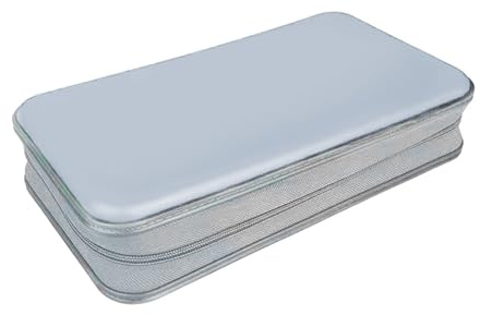 XAGMODSHN 80-slot CDs Storage Handbag Disc Box Dusproof Protections Sleeve Case Storage Solution for Travel Use Large Capacity
