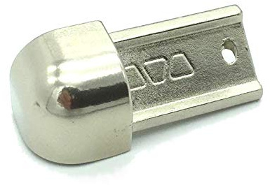 Schlüter Rondec E/ED 100 Außenecke 90° Edelstahl Imitat Druckguss 10 mm