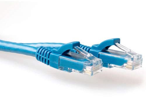 ACT CAT6 U/UTP SNAGLESS BU 0.50M