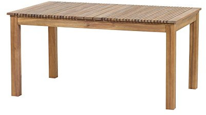 Siena Garden Dining Tisch Falun, 150x90x74cm, Gestell: Akazienholz, geölt in natur, Tischplatte: Akazienholz, FSC 100%