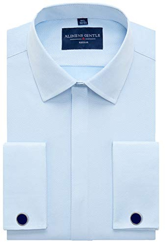 Alimens & Gentle Men's Regular Button Down Shirt (Pack of 1)