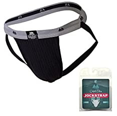 MM Edition Herren Supporter Jockstrap, schwarz/Grau, L