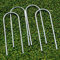 FORZA Steel Football Goal Post Anchors – Heavy Duty U-Pegs for PVC Football Goals (10 Long (8mm), Pack of 50)