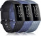 Vancle Pack de 3 bandas compatibles con Fitbit Charge 3 / Fitbit Charge 4, clásicas correas de repuesto ajustables para Fitbit Charge 3 / Fitbit Charge 4 (negro, azul marino, azul gris, L)
