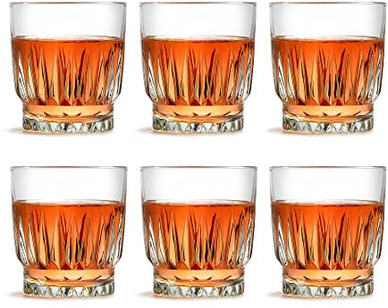 Libbey Vaso Winchester Rocks - 290 ml / 29 cl - 6 Unidades - Vaso elegante - Calidad resistente - Apto para el lavado en lavavajillas
