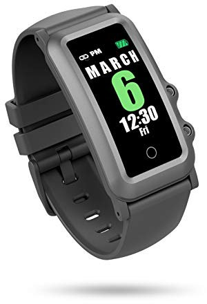 BIGCHINAMALL Kids Fitness Trackers, Boys Girls Activity Tracker Smartwatch Kid Watches With Heart Rate Monitor Digital Alarm Clock Best Kids Gift (Black)