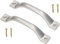 KOTARBAU® 2er Set Möbelgriff 140 mm Silber Küchengriff Schrankgriff Schubladengriff Ladengriff Bogengriff Türgriff für Schubladen Türen