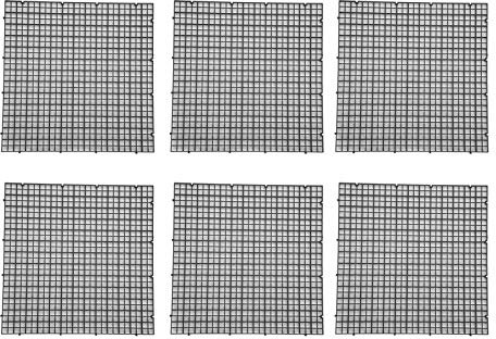 Aquariumkiste, Kunststoffgitterteiler, Filter Mesh Design Aquarium für Aquarium(black, 30*30cm)