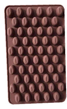 Grain de café Moule de chocolat en forme, glace/gâteau/pain/Gâteau Moules Silicone Moule antiadhésifs bonbons gâteau décoration pour le bricolage couleur aléatoire