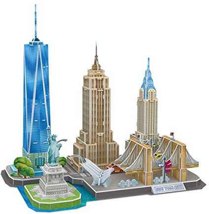 3D Puzzle - Puzzle New York 3D Puzzle Kinder Und 3D Puzzle Erwachsene, 3D Puzzle Mädchen, 3D Puzzle Mit 123 Teilen, Modelle Zum Zusammenbauen Von Erwachsenen