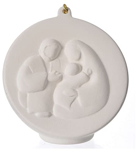 Holyart Weihnachtskugel aus Terrakotta Ave Loppiano