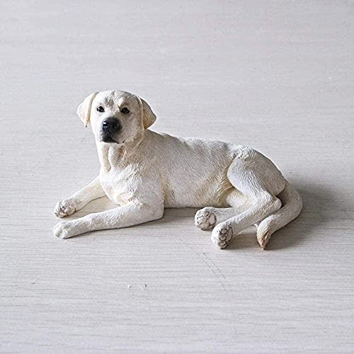 Statue, Skulpturen, Heimdekoration, Raumdekoration, Basteln, Desktop-Einrichtung, Garten, Geschenke, Skulptur, Statue, Sammlerfiguren, Ornament, Dekoration, Statue, Labrador, Hund, Tier, Modellauto, C