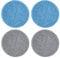 Lot de 2 tampons de Rechange pour vadrouille électrique sans Fil iDOO ID-EM002, têtes de vadrouille en Microfibre lavables et réutilisables, 2 tampons de vadrouille + 2 tampons de Cire