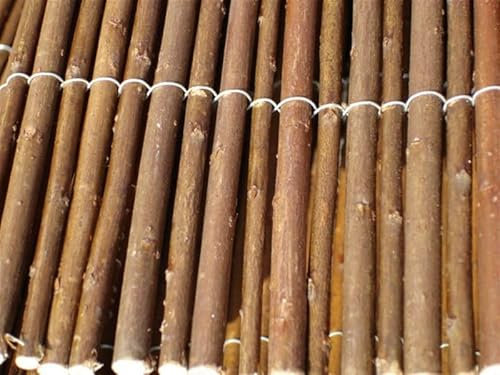 PROREGAL Sichtschutzmatte aus Weidenholz | Weidenmatte | Gartensichtschutz für Garten und Balkon aus Weide | Höhe 2 m | Länge 5 m | HxL: 2x5 m | Sichtschutz, Balkonabdeckung, Sichtschutzzaun, Balkon