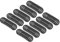 QUARKZMAN 100 Stücke Nitrilkautschuk Nitrilgummi Gummi O-Ringe 9mm x 6mm x 1,5mm für Wasserhahn Klempner Reparatur Dichtung Verbindung, Schwarz