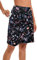 Timuspo Damen Activewear Röcke knielange Hosenrock mit Radhose zum Wandern Sport Golf Radfahren