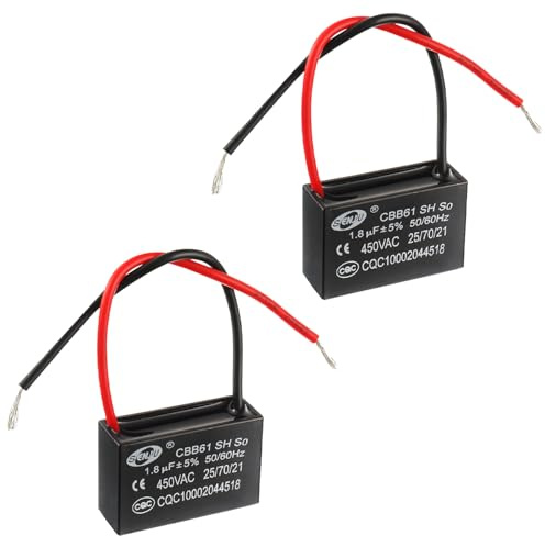 SIGANDG CBB61 1.8uF 450V AC 50/60 Hz Klimaanlage Lüfter Motor Laufkondensator (2er Pack)