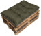 Coussins de palette, Coussins de chaises, Coussins de banc, grand coussin de sol, coussin de sol pour enfants (120_x_50_cm, vert)