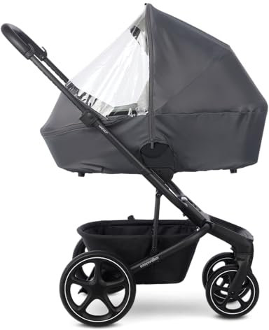 Easywalker Harvey5 Regenschutz, Für Sitz und Wanne, Leicht anzubringen und abzunehmen, Wasserabweisend - Transparent