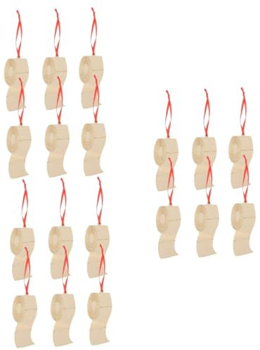 Garneck 18 STK Toilettenpapier Anhänger aus Holz Dekoration Schlafzimmer Bedroom Decor Gedenkdekorationen Holz-Tags Christbaumschmuck Weihnachtsdekorationen Weihnachtsverzierung hängend