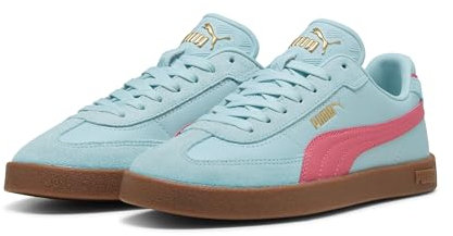 PUMA Unisex Club II ERA Sneaker, Safe Lake-Peach Frost-Gum, 38.5 EU