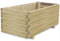 Bancal de madera, Maceta Grande Jardinera Larga, 100 x 50 x 40 cm, rectangular, 41660