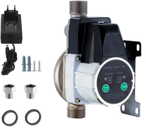 DC 24 V pompa acqua booster automatica 80/100/150 W, magnete permanente, regolatore di pressione variabile, tubo di riscaldamento, rubinetto per casa, lavandino, cucina