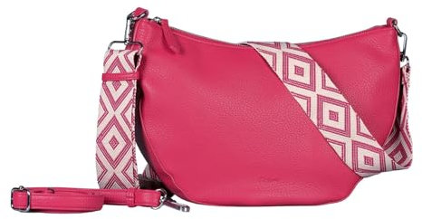 Gabor bags Linda Damen Umhängetasche Crossbody Bag Mittelgroß Rosa