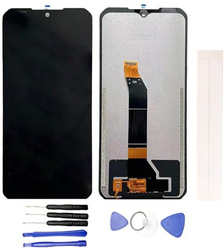 Schermo LCD di visualizzazione per Doogee V30 PRO Schermo Touch inVetro assemblato di Ricambio + Strumenti (Nero)