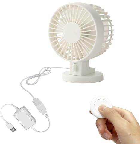 FSLiving Air circulator Fan with Adjustable Tilt, 4 Inch Plug in Silent Fan for Grow Tent, Silent Quiet Fan for Hydroponic Bathroom(GYFS073)