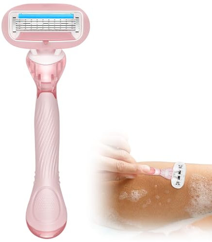 Healife Rasierer damen - Hochwertige RASIERKLINGEN DAMEN für sanfte Rasur, ergänzt durch Duft RASIERSCHAUM DAMEN mit weißem Tee - Perfekter INTIMRASIERER FÜR FRAUEN