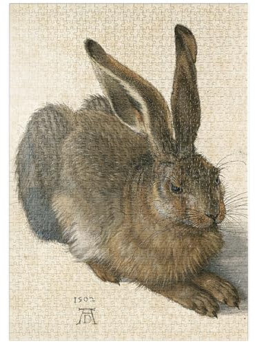 MyPuzzle Piatnik: Feldhase, Albrecht Dürer - Premium 1000 Teile Puzzle - MyPuzzle Sonderkollektion von Piatnik