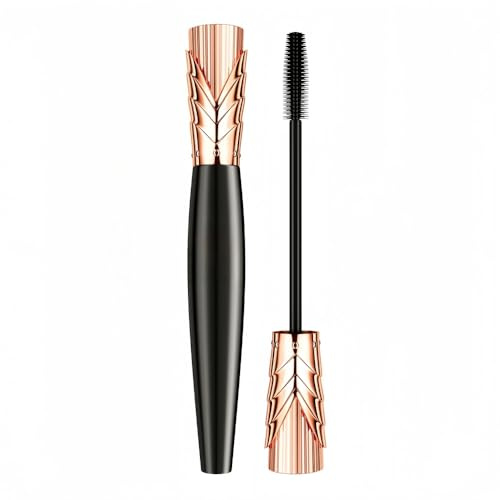Mascara Noir Résistant à l’Eau - Volume & Allongement Intense, Anti-Taches 24H, Texture Sans Paquets, Durable & Épais, Démaquillage Facile