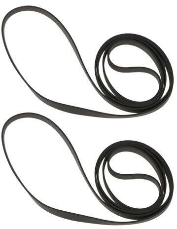 YINETTECH Correa de Goma para Tocadiscos (255 X 5 X 0,6 Mm) Compatible con Thorens TD-160MKII Y TD-165C.