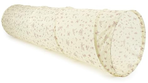 Bieco XXL Túnel Gateable Vintage Flowers | 180 x 46cm | Juego Infantil Exterior | Jardín para Niños