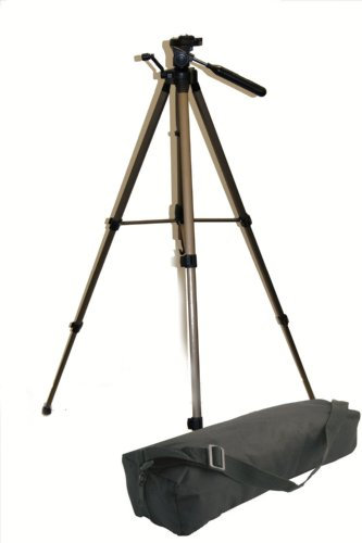 Ex-Pro TR-560AN Professional Photographic Camera Tripod (652mm - 1560mm / 61) Light Weight, Full Geared system, Pan Head, 3 Section Lock Legs, Spirit Level, Fast Install, Quick Release