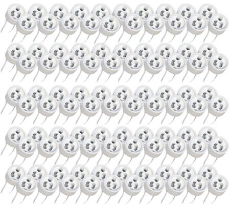 100 x GU10 Fassung Keramik Lampenfassung LED Halogen mit Kabel