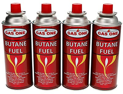 GasOne Butane Canister carburant (4Pack)
