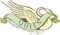 PEMA INDIGOS UG - Wandtattoo Wandsticker Wandaufkleber Aufkleber bunt farbig MF159 großer Schwan Queen Königin 20 x 11 cm