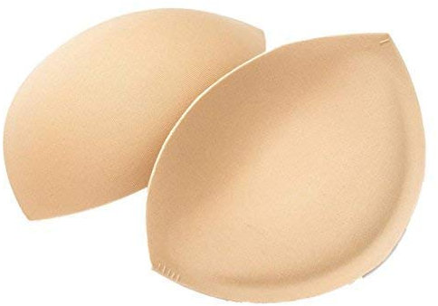 Glamour Secrets Confetti Cups - Sew in Bra Cups - Flesh, Ivory or Black (E, Nude)